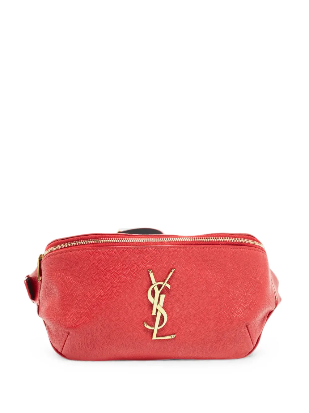 Saint Laurent Pre-Owned Monogram-detail belt bag - Rosso