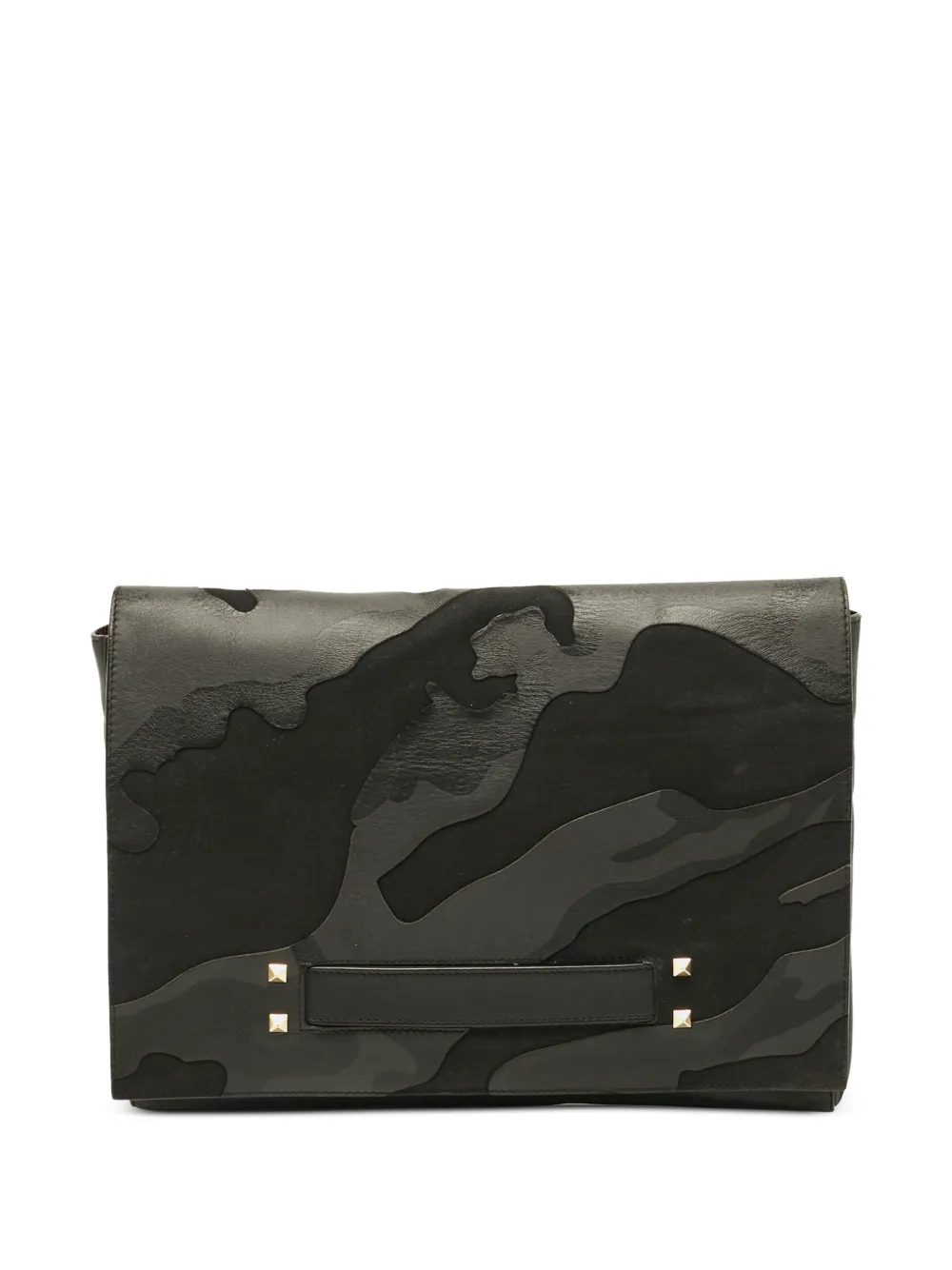 Valentino Garavani Pre-Owned Clutch con motivo camouflage - Nero