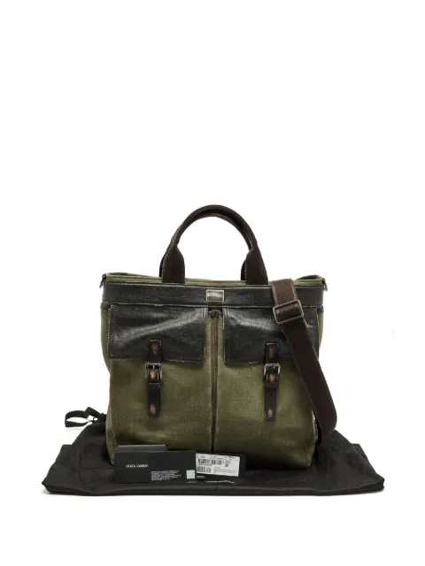 Dolce & Gabbana Pre-Owned tote con acabado envejecido