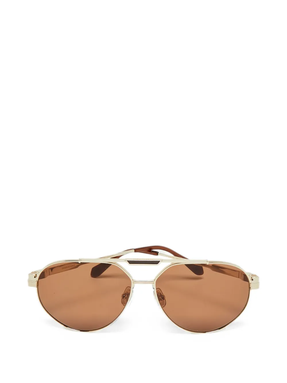 Ferragamo Pre-Owned pilot sunglasses - Oro