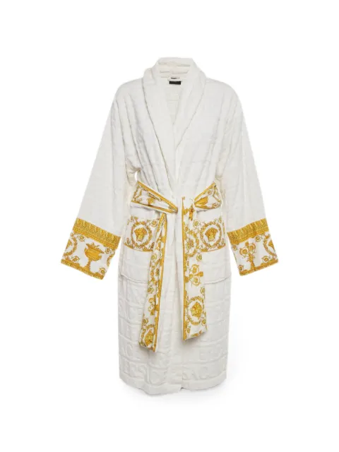 Versace Pre-Owned 2017 Baroque belted bathrobe