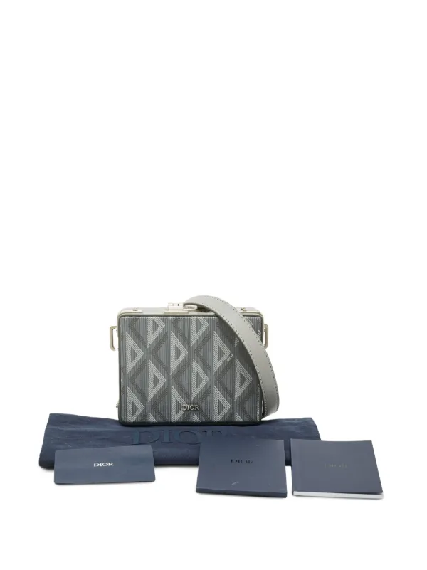 Christian Dior パターン付きケース グレー Christian Dior Grey CD