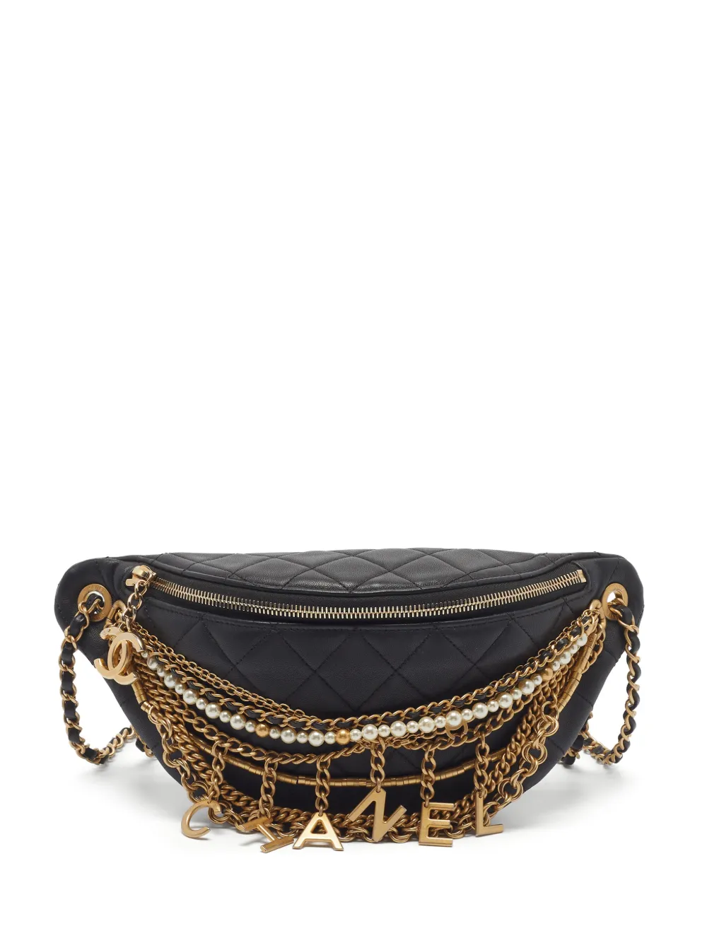 CHANEL Pre-Owned 2019 All About Chains belt bag - Nero