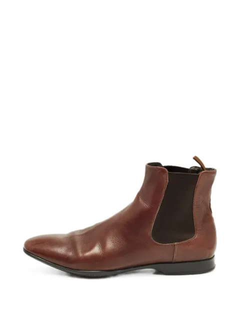 Prada Pre-Owned elasticated chelsea boots