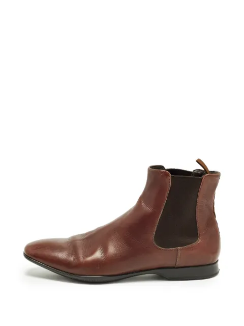 Prada Pre-Owned elasticated chelsea boots