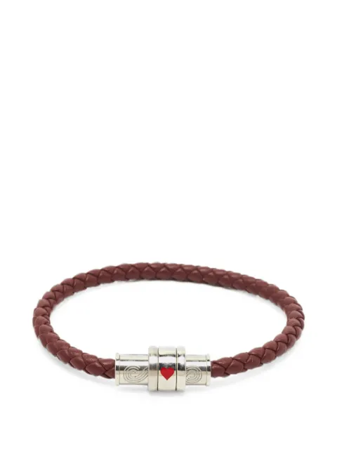 Montblanc Meisterstück Around The World In 80 Days woven leather bracelet