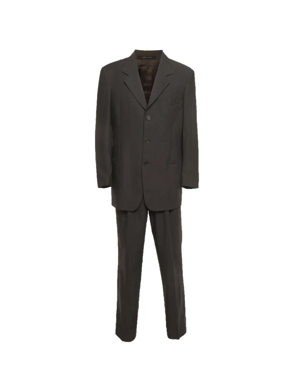 Pre-owned Emporio Armani Regular-fit Suit In Gray