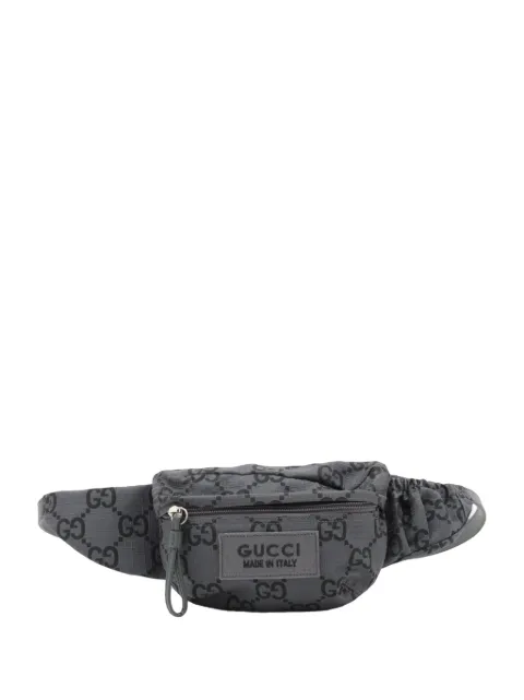 Gucci Pre-Owned riñonera de nylon con motivo GG 2016-2026
