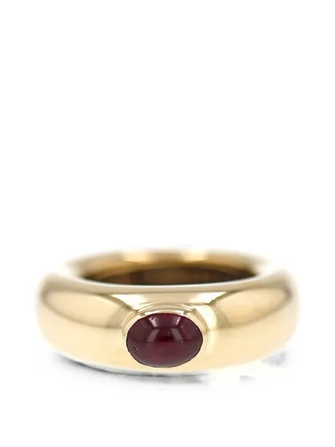 Chaumet 1980s ruby-cabochon ring