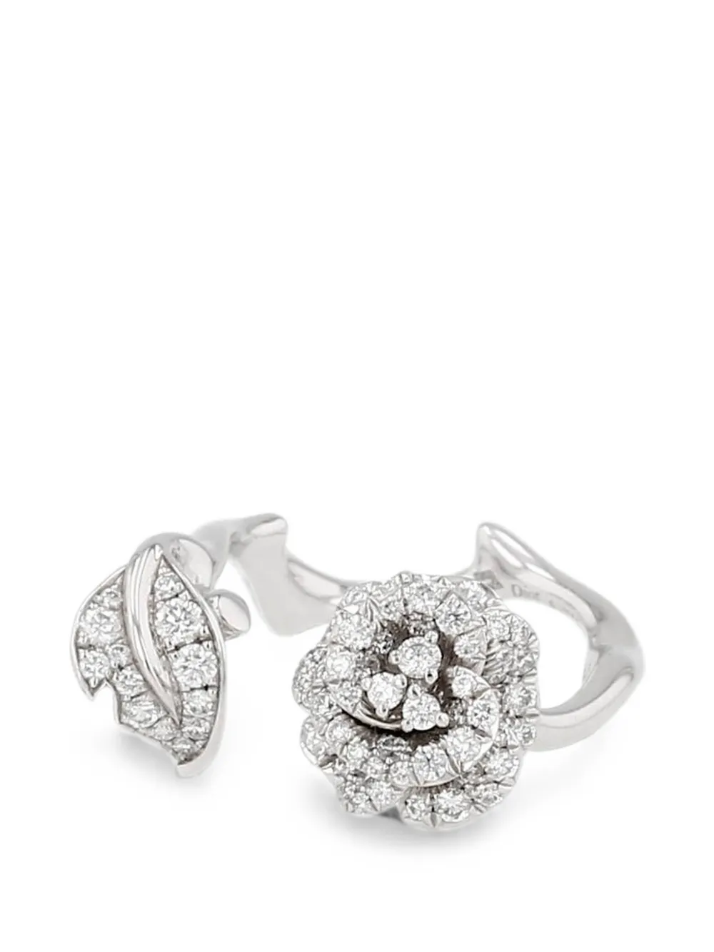 Christian Dior Pre-Owned 2024 Rose Dior Bagatelle diamond ring - Argento
