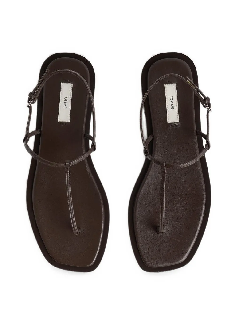 TOTEME T-strap sandals Bruin