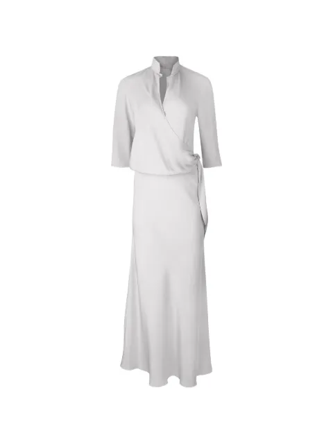 Peter Cohen vestido largo con cuello alzado