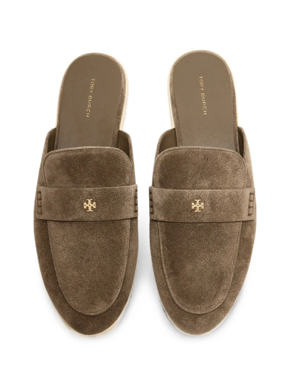 Tory Burch suede slip-on mules Bruin