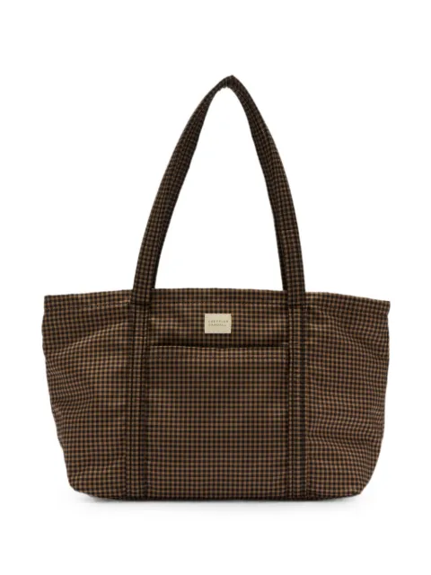 Loeffler Randall Mira gingham-check tote bag