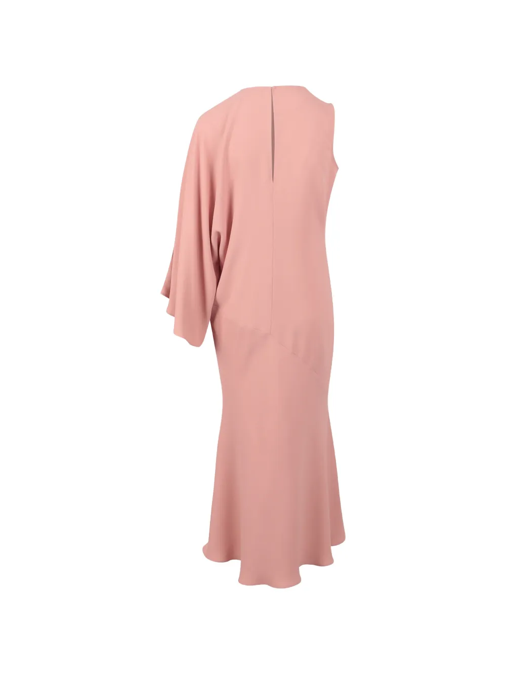 Gianluca Capannolo Asymmetrische jurk met capemouwen Roze