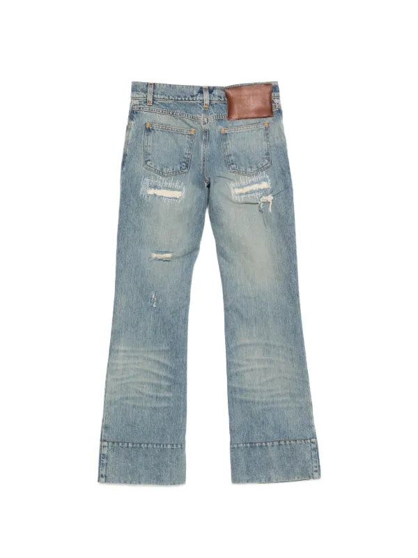 Dolce & Gabbana Pre-Owned 2000s Distressed Jeans | Blue | FARFETCH