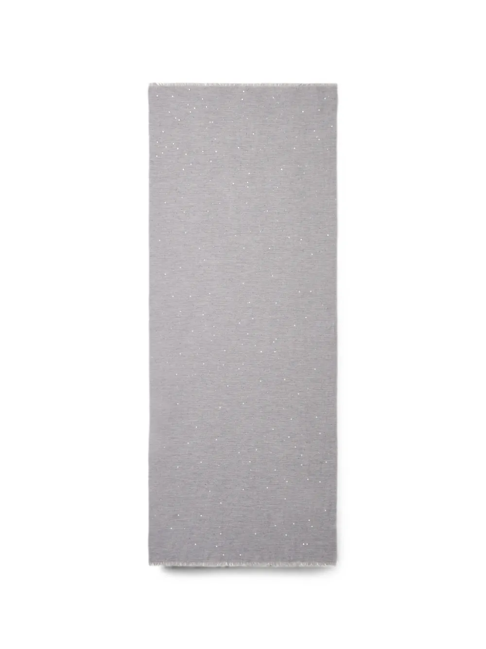 Peserico sequin-embellished frayed scarf - Grigio