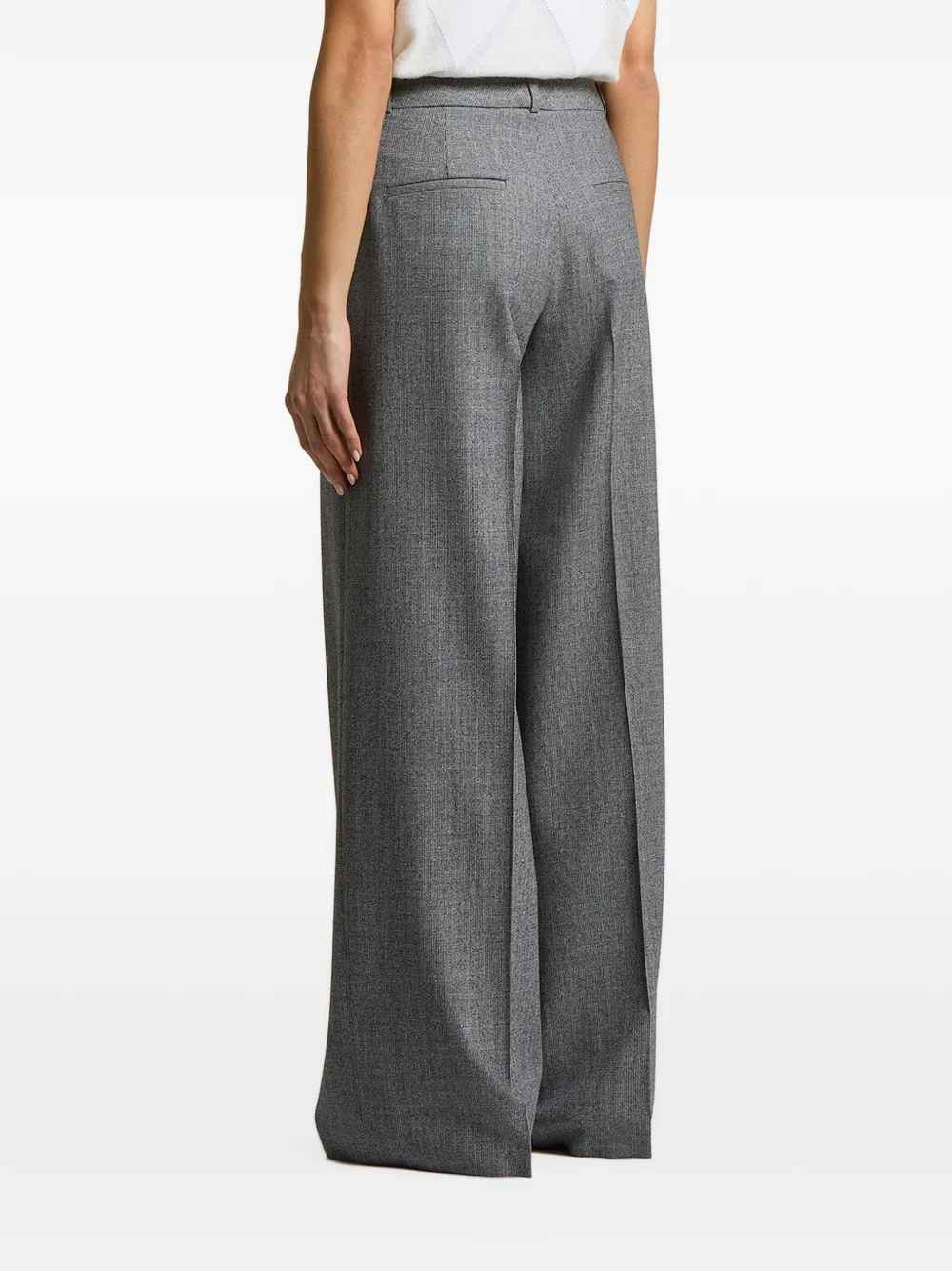 Peserico Geplooide broek Grijs
