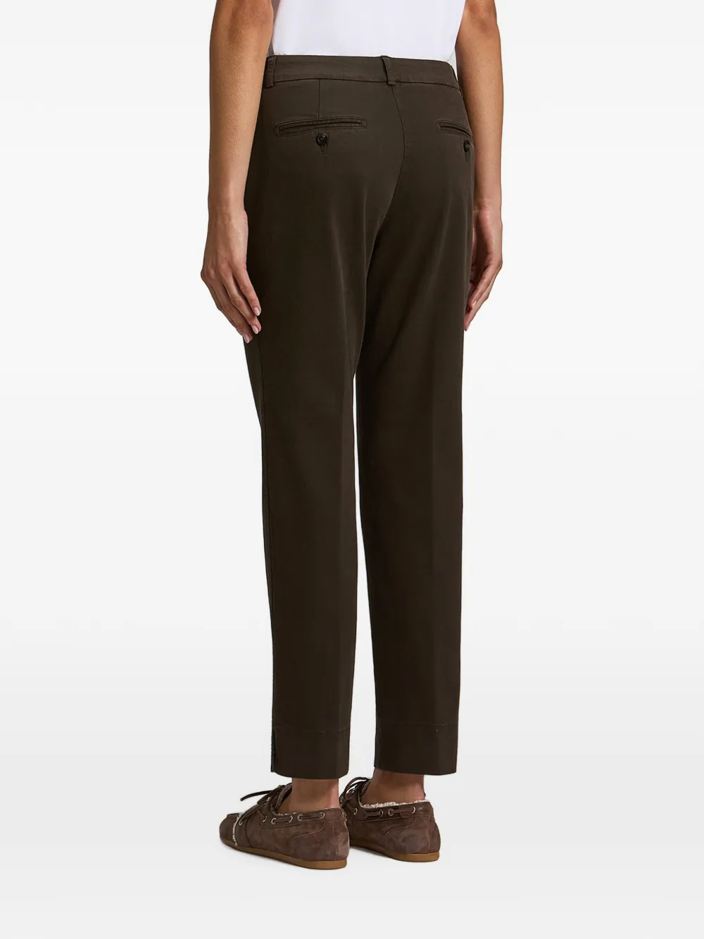 Peserico Straight pantalon Bruin