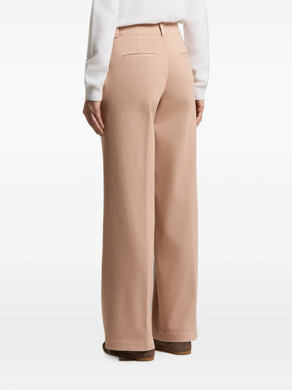 Peserico Pantalon met paspelzak Beige