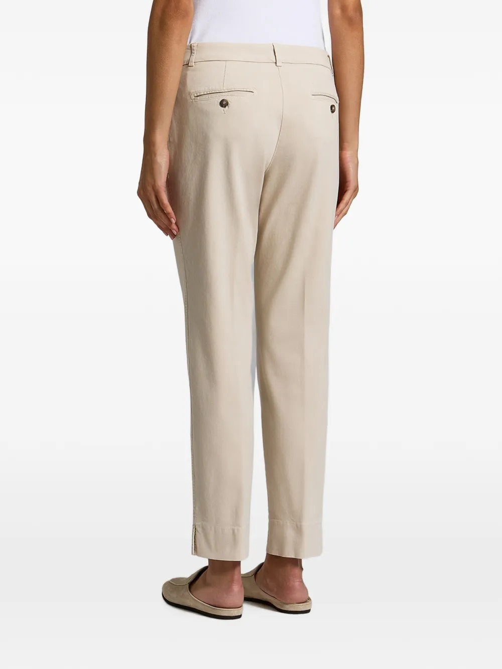 Peserico Pantalon met kralen Beige