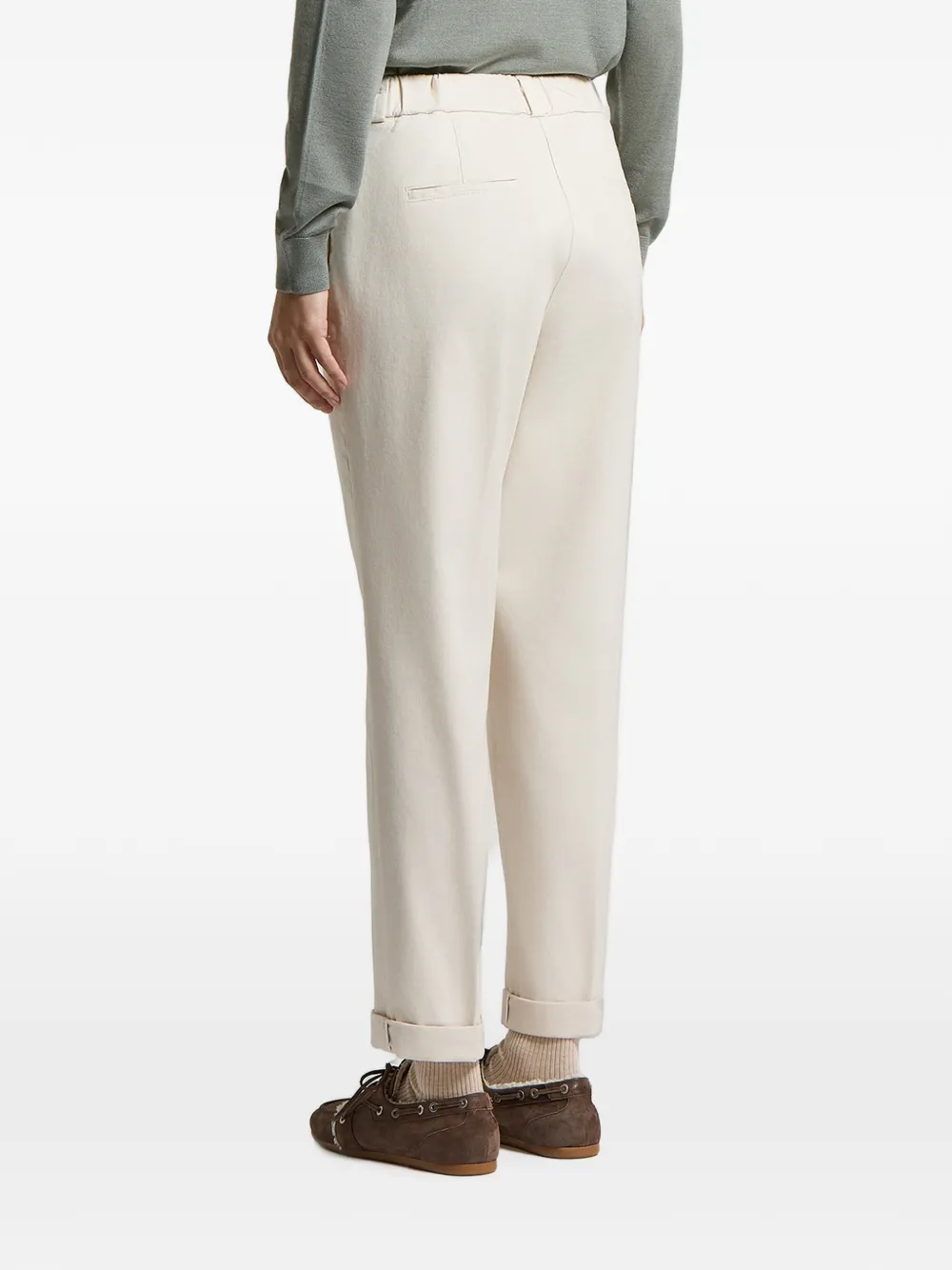Peserico Geplooide broek Beige
