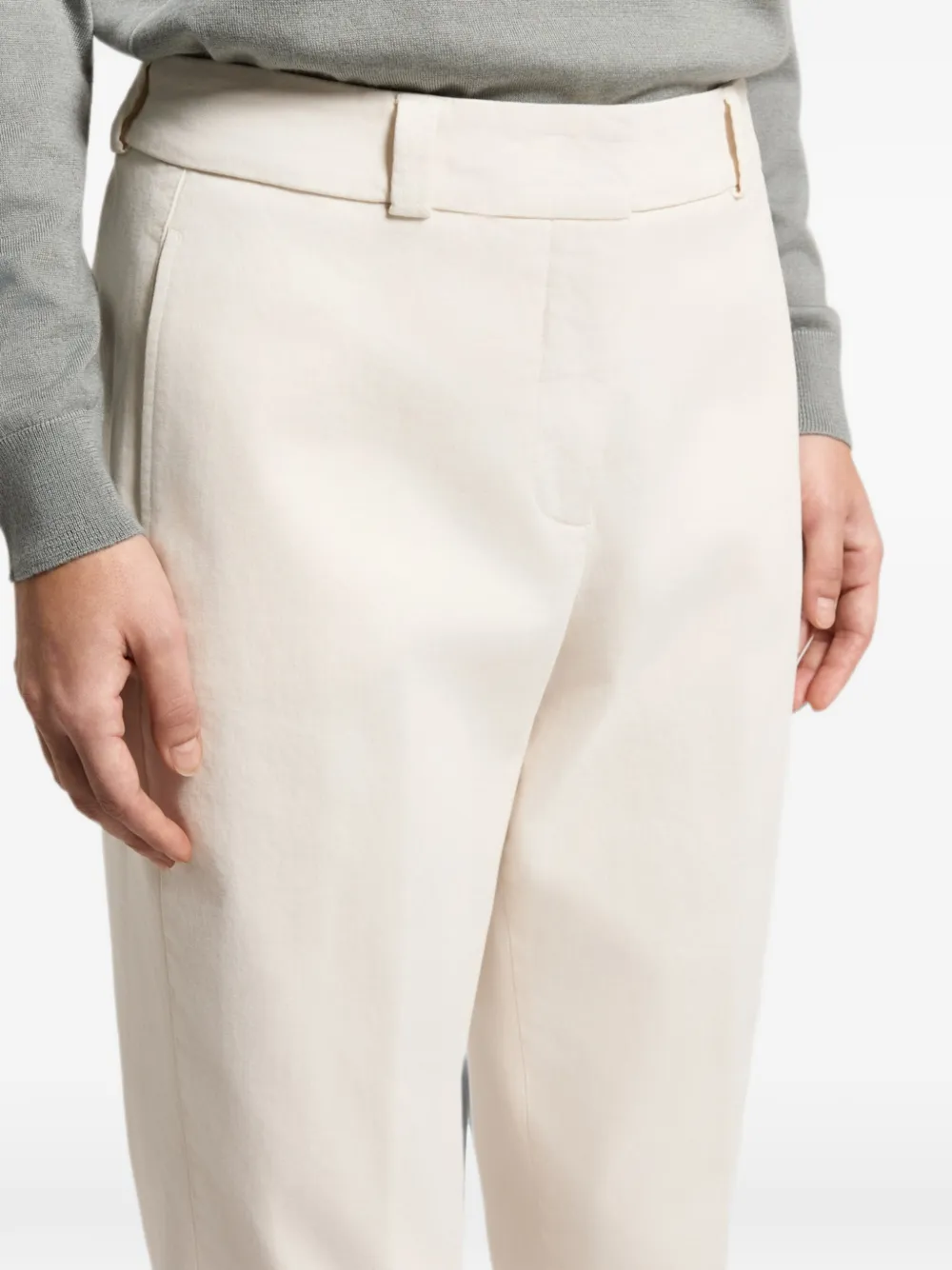 Peserico Geplooide broek Beige