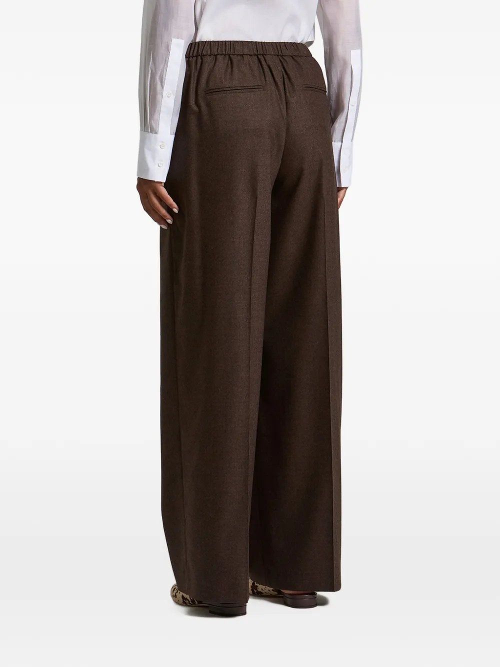 Peserico Elastische broek Bruin