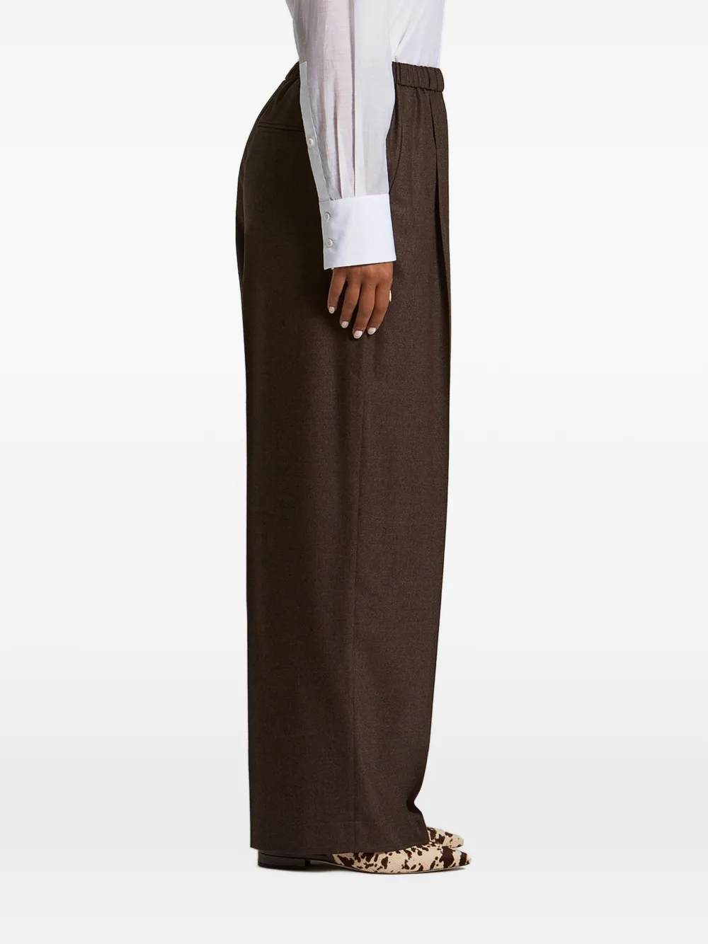 Peserico Elastische broek Bruin