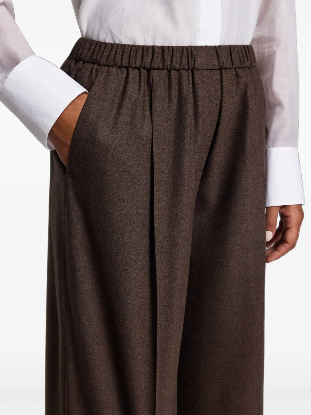 Peserico Elastische broek Bruin