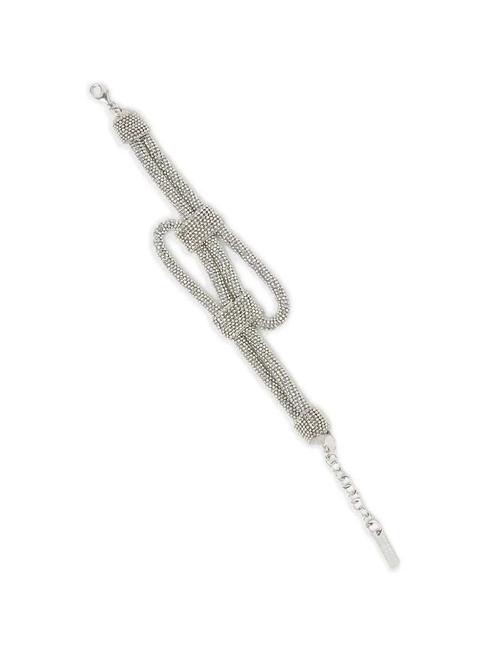 Peserico knot-detail bracelet - Silver