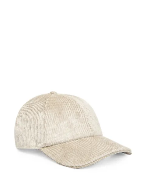 Peserico gorra de béisbol con detalles de cristal