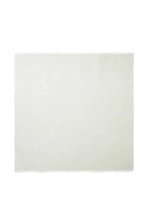 Peserico shimmer-effect frayed scarf