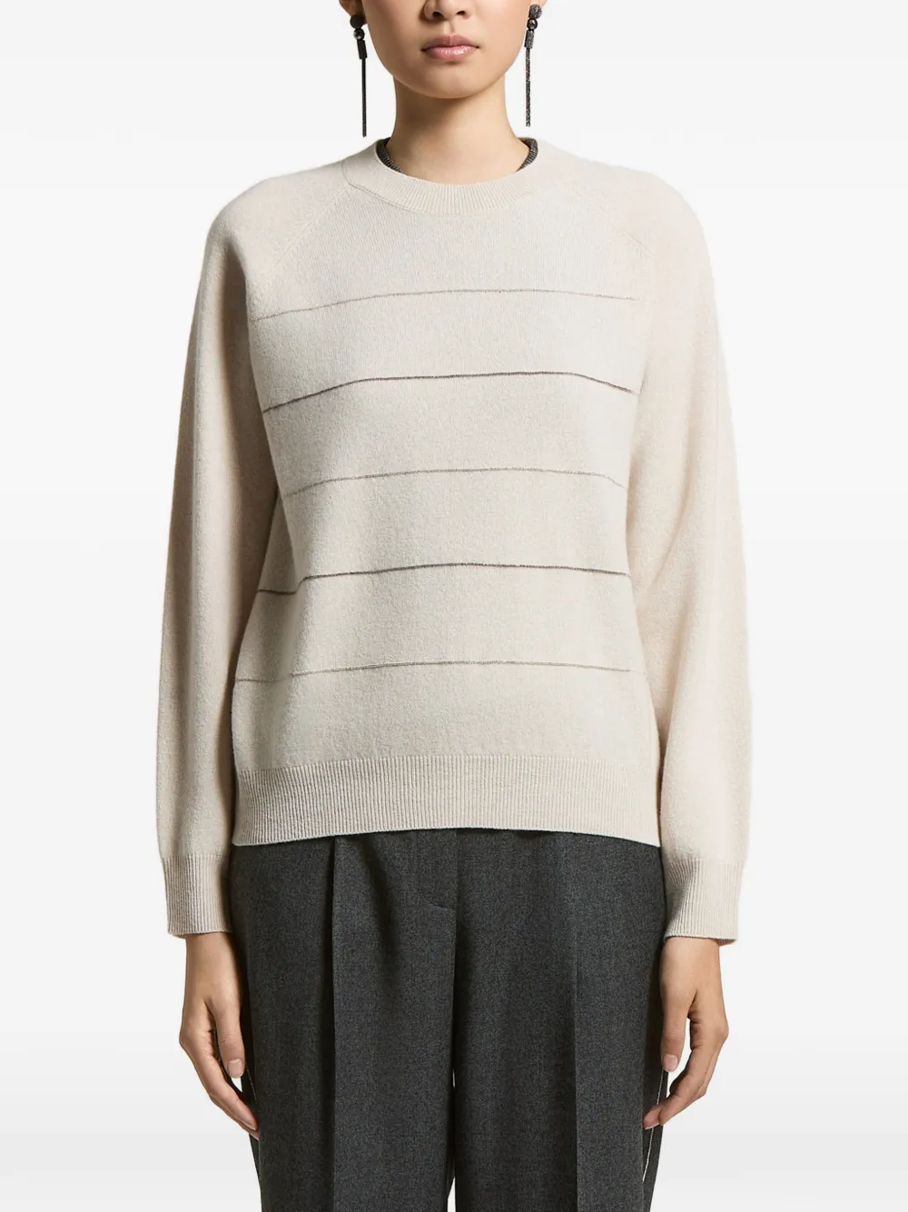 Peserico striped sweater - Neutrals