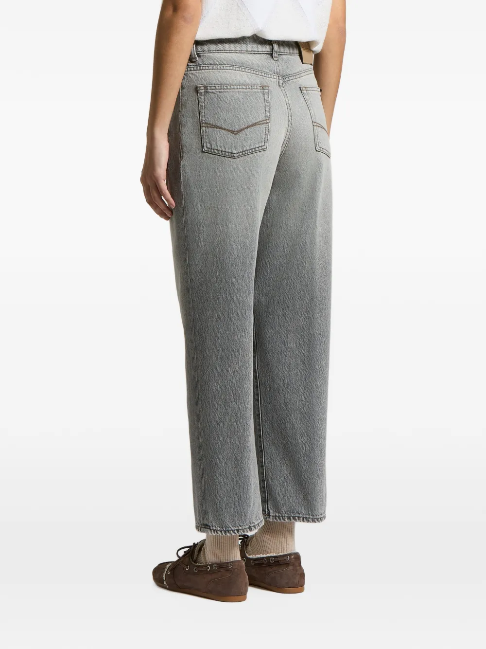 Peserico straight-leg jeans Grijs