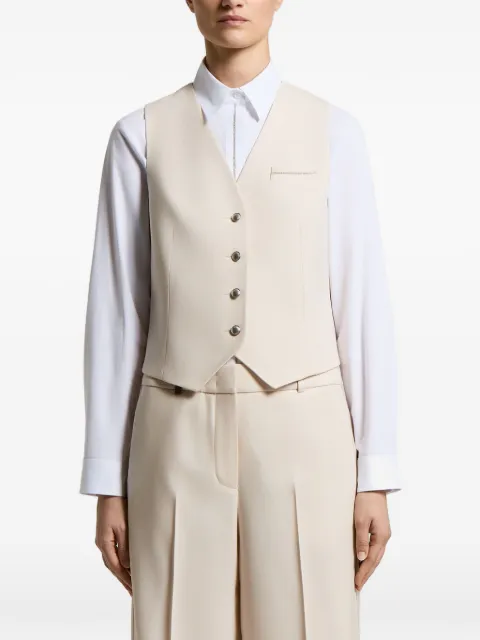 Peserico beaded-trim waistcoat