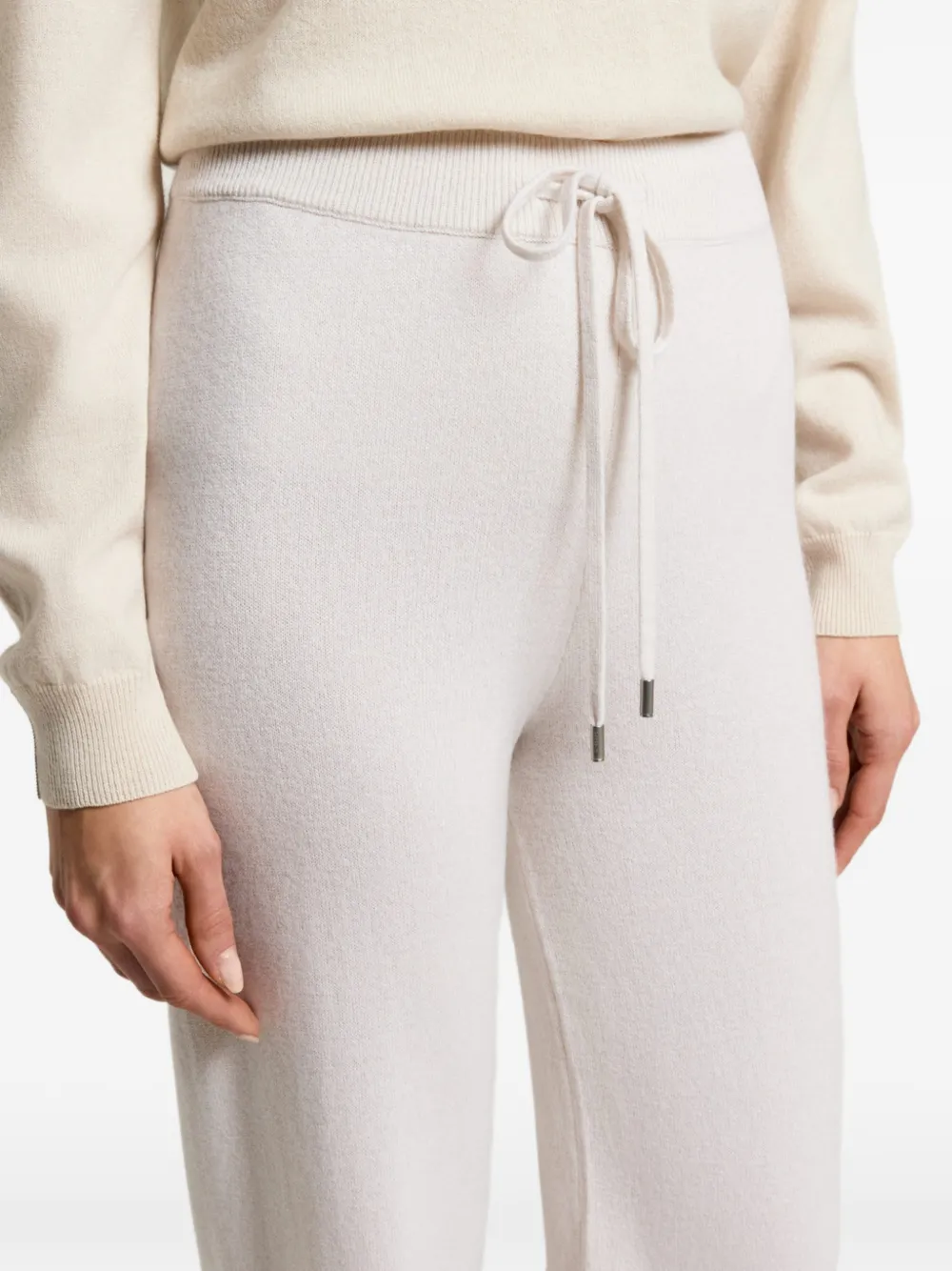 Peserico Trainingsbroek met trekkoordtaille Beige