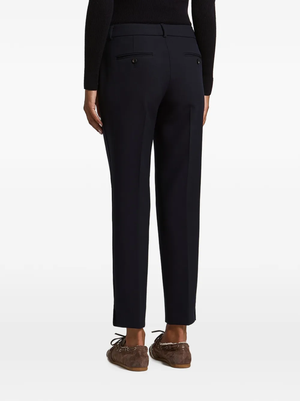 Peserico Cropped broek Blauw