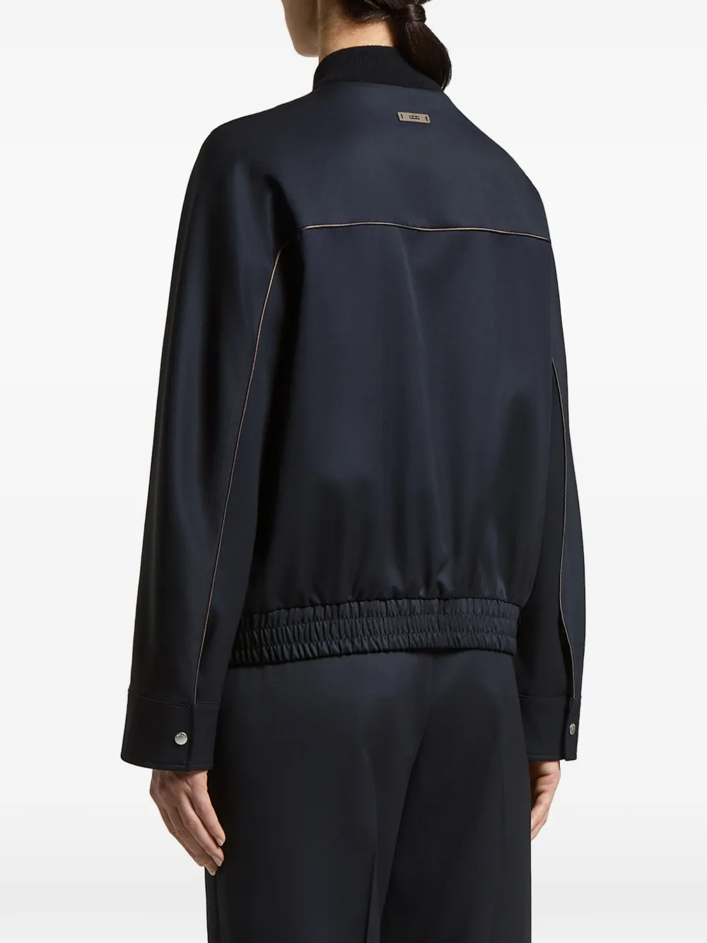 Peserico Jack met elastische zoom en afwerking Blauw