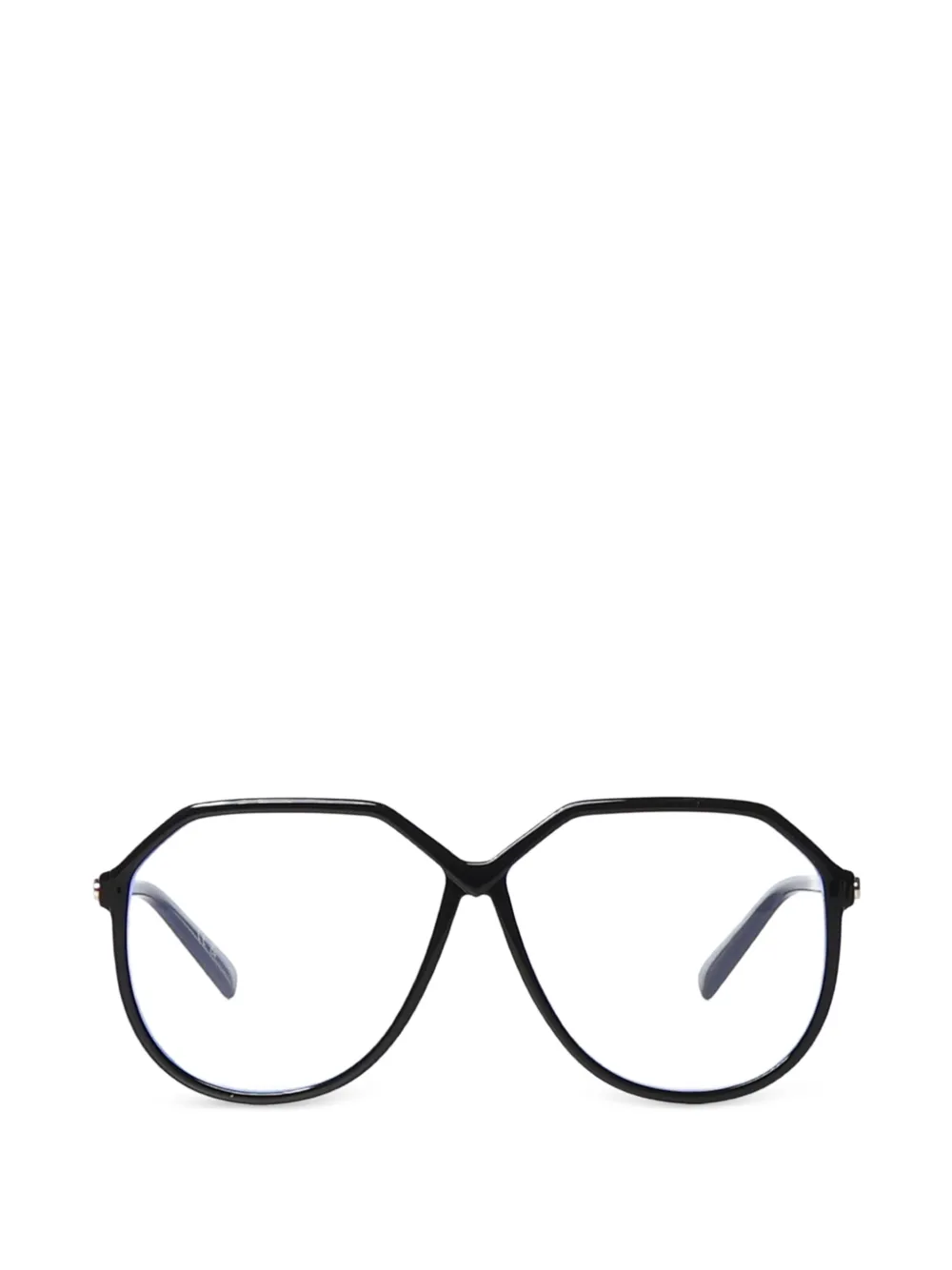 VALENTINO GARAVANI EYEWEAR VLogo geometric-frame glasses - Nero