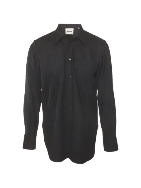 Jil Sander Pre-Owned felt buttoned-front shirt