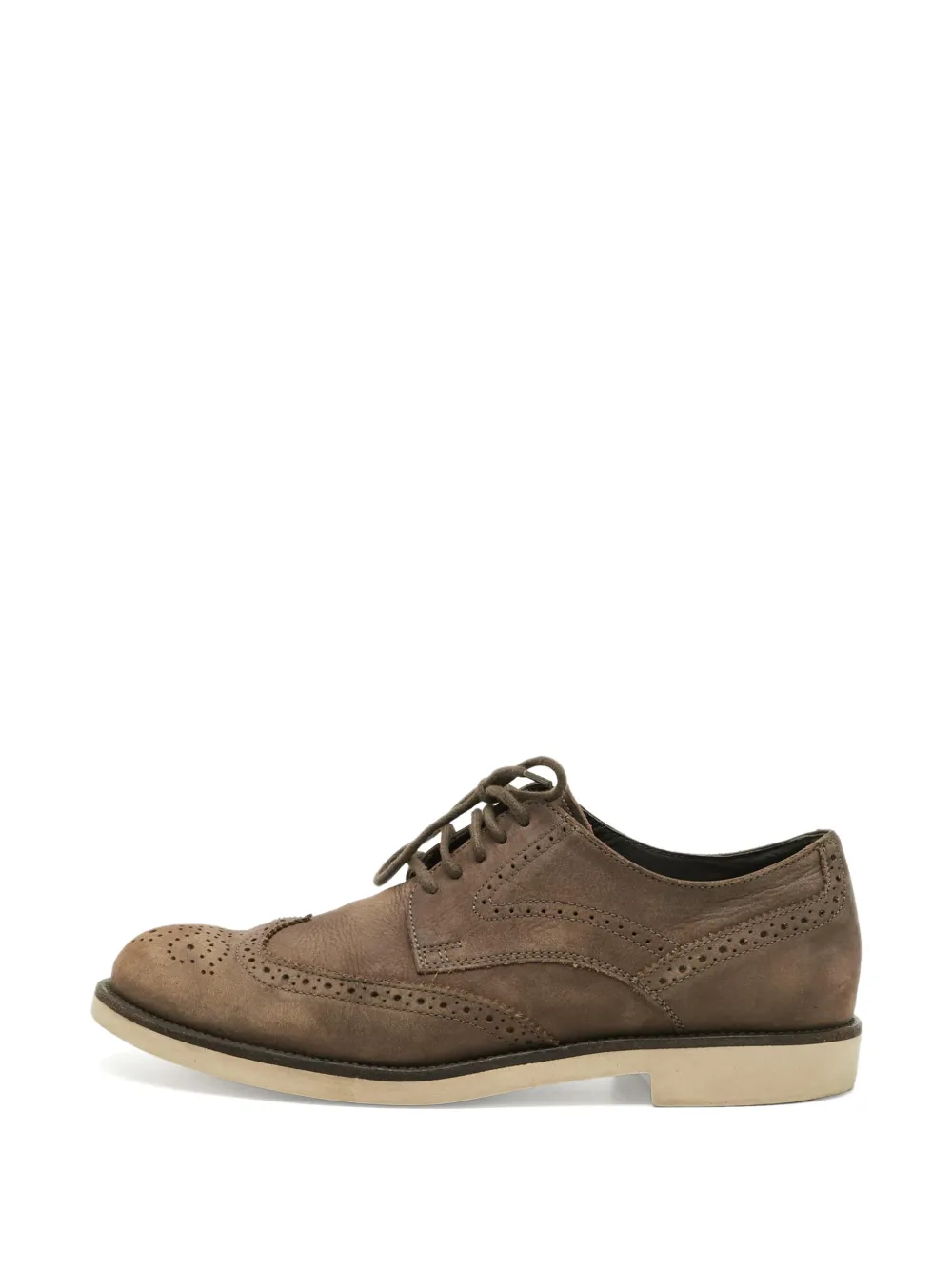 Tod's Vintage lace-up Oxford shoes - Braun