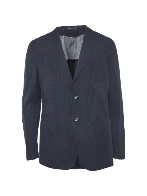 BOSS check-pattern blazer