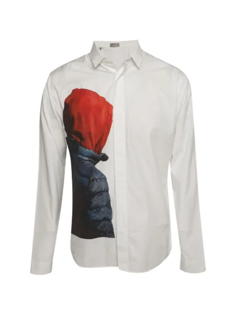 Christian Dior Pre-Owned graphic-print button-up shirt