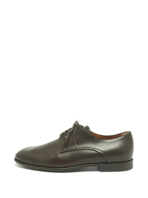 Ferragamo Pre-Owned lace-up leather Oxford shoes