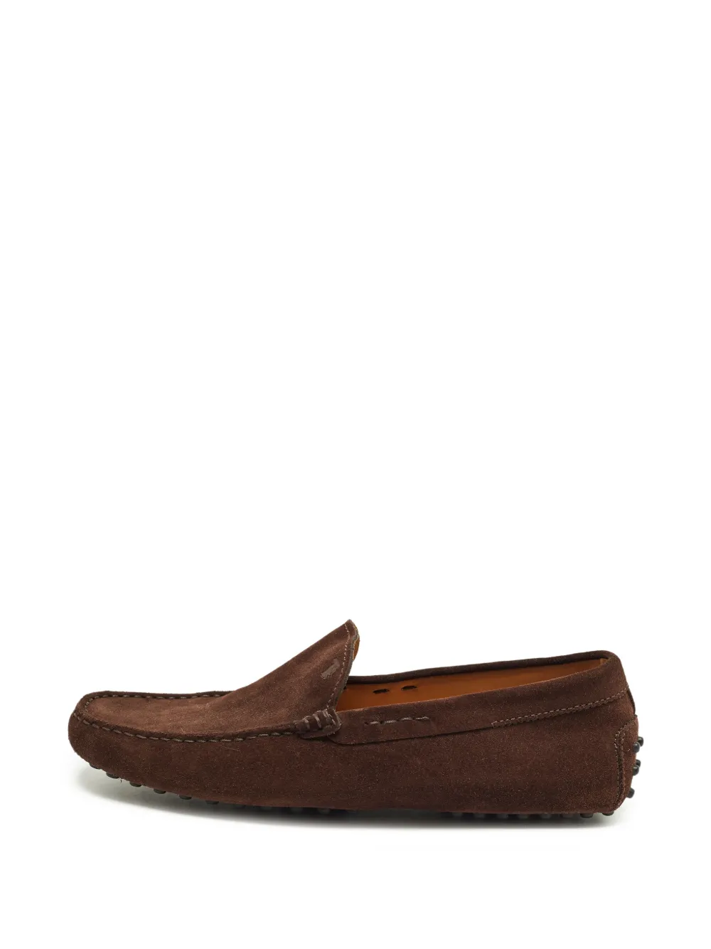 Tod's Vintage 시티 고미노 스웨이드 로퍼 | 브라운 | Image 1
