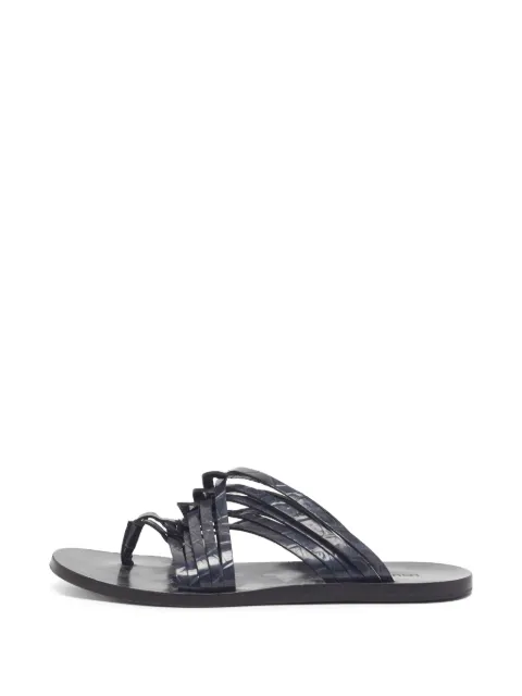 Louis Vuitton Pre-Owned Lakleren sandalen
