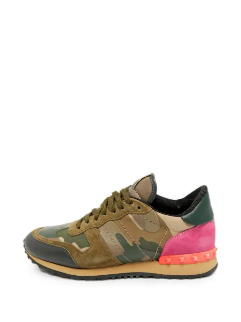 Valentino Garavani Pre-Owned zapatillas Rockrunner con motivo militar