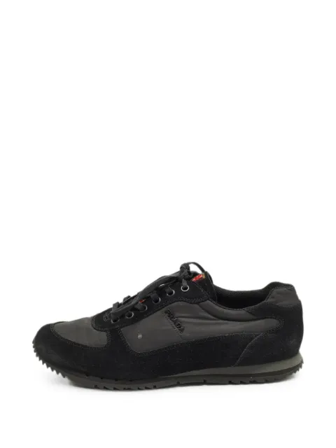 Prada Pre-Owned suede-panel sneakers