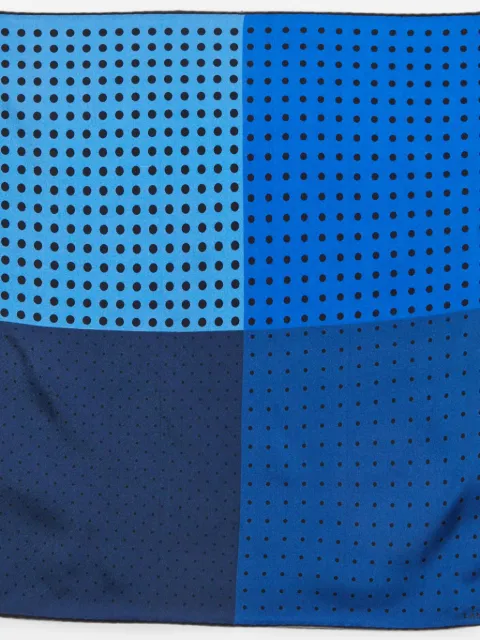 Lanvin Pre-Owned polka-dot pocket square scarf